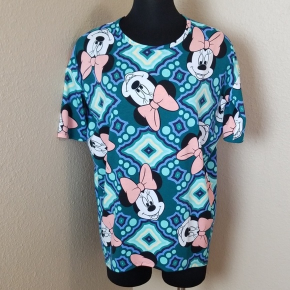 Lularoe Minnie Mouse Disney Irma Top - Picture 1 of 6